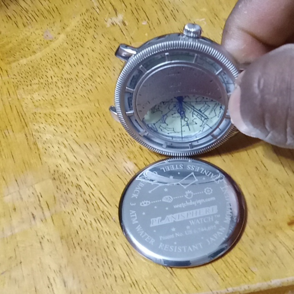 Planiphere Watch Case With Map Design - image 5